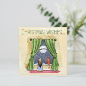 Weihnachten wünscht Kind & Kinder Weihnachten Weih (Stehend Vorderseite)