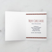 Weihnachten wünscht Kind & Kinder Weihnachten Weih Karte (Innenseite)