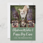Weihnachten wünscht Multi Foto Dog Collage Weihnac (Vorderseite)