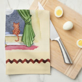 Weihnachten wünscht Niedliches Kind & Kitchen Weih Geschirrtuch (Viertel Falte)