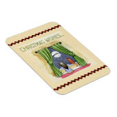 Weihnachten wünscht Niedliches Kind & Kitchen Weih Magnet (Rechte Seite)