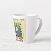 Weihnachten wünscht Niedliches Kind & Kitchen Weih Milchtasse (Rechte Ecke)