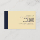 Weihnachten wünscht Niedliches Kind & Kitchen Weih Visitenkarte (Rückseite)