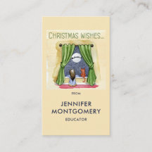 Weihnachten wünscht Niedliches Kind & Kitchen Weih