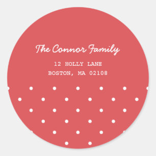 Weihnachten wünscht Sammlung Runder Aufkleber