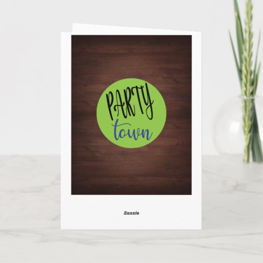 Weihnachten wünscht schöne Holzfamilienfoto-Collag Karte (Rückseite)