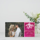 Weihnachten wünscht sich aus dem neuen Mr. und Mrs (Stehend Vorderseite)