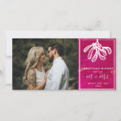 Weihnachten wünscht sich aus dem neuen Mr. und Mrs (Vorderseite)