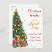 Weihnachten wünscht sich einen großen Sohn (Vorne/Hinten)