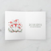 Weihnachten wünscht Sister & ihrer Familie (Innenseite)