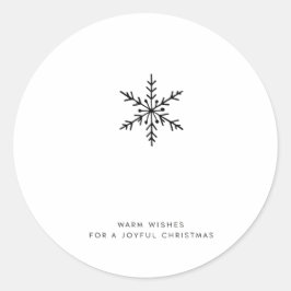 Weihnachten wünscht Snowflake Stickers