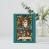 Weihnachten wünscht Vintagen Urlaub (Stehend Vorderseite)