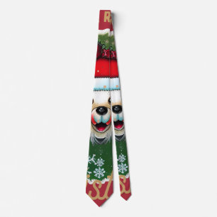 Weihnachten wünscht Weihnachten Niedlicher Bär T - Krawatte