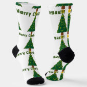 Weihnachten wünscht Weihnachtsgeschenke Premium Cr Socken (Gewinkelt)