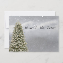 Weihnachten wünschten Wir wären zusammen