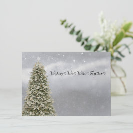 Weihnachten wünschten Wir wären zusammen