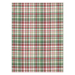 Weihnachten XMAS Kariert Rot Grün Tartan Tischdeck Tischdecke