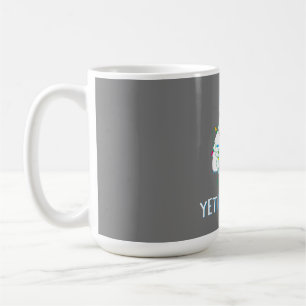 Weihnachten Yeti zu Party T - Shirt Niedlich Yeti Kaffeetasse