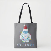 Weihnachten Yeti zu Party T - Shirt Niedlich Yeti  Tasche (Vorderseite)
