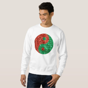 Weihnachten Yin Yang Herren Sweatshirt