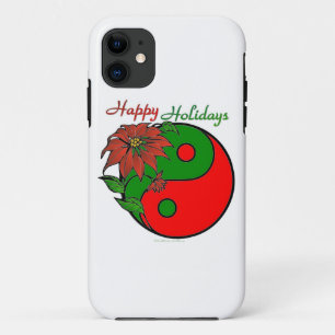 Weihnachten Yin Yang Poinsettie Case-Mate iPhone Hülle