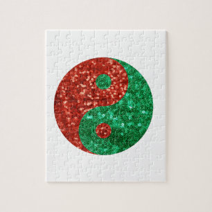 weihnachten yin yang puzzle
