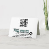 Weihnachten - Yorkie - Kensey (Rückseite)