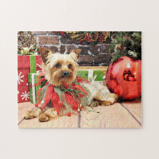 Weihnachten - Yorkie - Kinsey Puzzle (Horizontal)