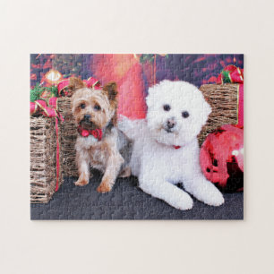 Weihnachten - Yorkie maximal - Bichon Frise Mori Puzzle