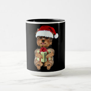 Weihnachten Yorkie - Yorkshire Terrier Funny Dog Tasse