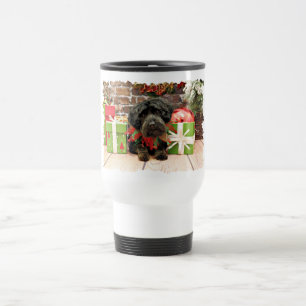 Weihnachten - YorkiePoo - Hannah Reisebecher