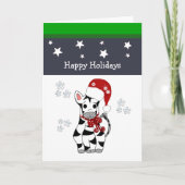 Weihnachten Zebra (Vorderseite)