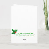 Weihnachten Zebra Cupcake Leopard Herz (Rückseite)