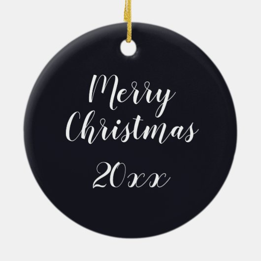 Weihnachten Zebra, Weihnachtskranz, karierte Rot Keramik Ornament (Hinten)