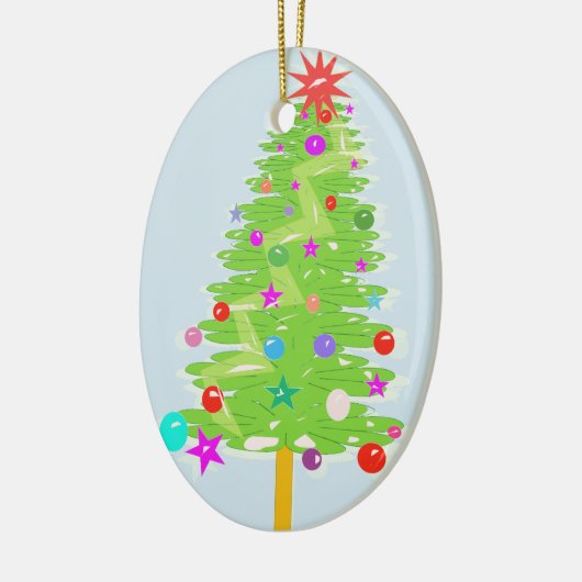 Weihnachten Zeichnend Keramik Ornament (Links)