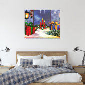 Weihnachten Zeit Reflektionen Leinwanddruck (Insitu (Schlafzimmer))