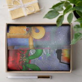 Weihnachten Zeit Reflektionen Urlaub Seidenpapier (Geschenk)