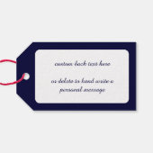 Weihnachten, Zentralpark im Winter Glackens Geschenkanhänger (Rückseite Horizontal)