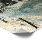 Weihnachten, Zentralpark im Winter Glackens Poster (Ecke)