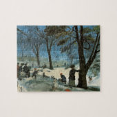 Weihnachten, Zentralpark im Winter Glackens Puzzle (Horizontal)
