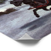 Weihnachten, Zentralpark im Winter Poster (Ecke)