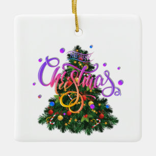 Weihnachten, Ziergegenstände 09 Keramikornament