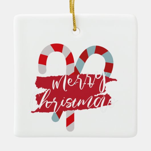 Weihnachten, Ziergegenstände mit Bonbons 06 Keramikornament (Vorderseite)