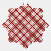 Weihnachten Zipper Ginger Brot Ornament Karte (Rückseite)