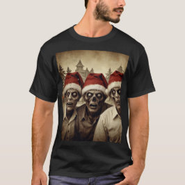 Weihnachten Zombies T-Shirt - Beängstigendes Shirt