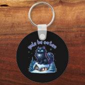 Weihnachten zu essen Weihnachten Cat Jolakotturin  Schlüsselanhänger (Vorderseite)