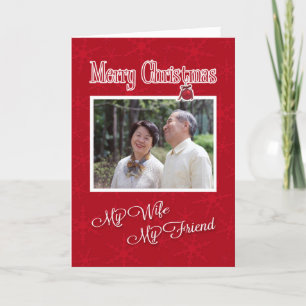 Weihnachten, zu Meine Ehefrau - Vorlage für die Fo