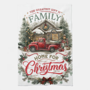 Weihnachten Zuhause Geschirrtuch