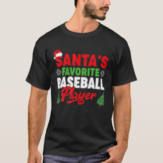 Weihnachten zum beliebten Baseball-Spieler T-Shirt