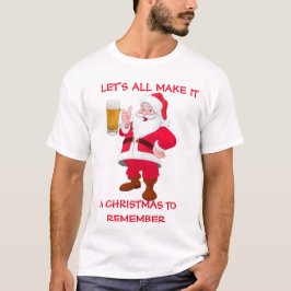 Weihnachten zum Erinnern an das Bier Lover Weihnac T-Shirt
